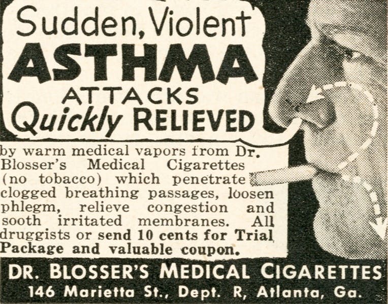 old cigarette ad example of Vintage Old Cigarette Ad