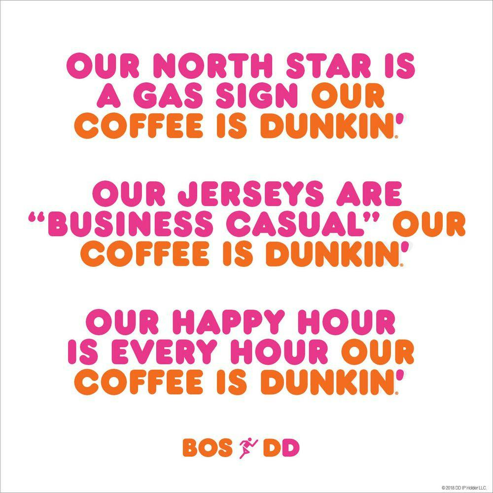 dunkin donut ad example of Dunkin' Ad