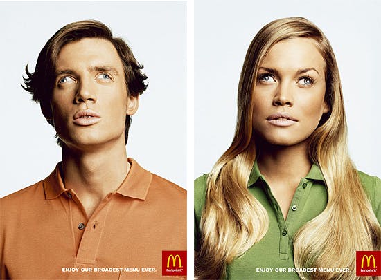 mcdonald ad example of McDonald's Ad
