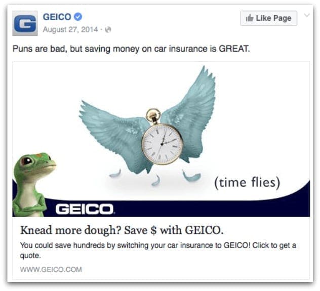 geico ad example of GEICO Ad