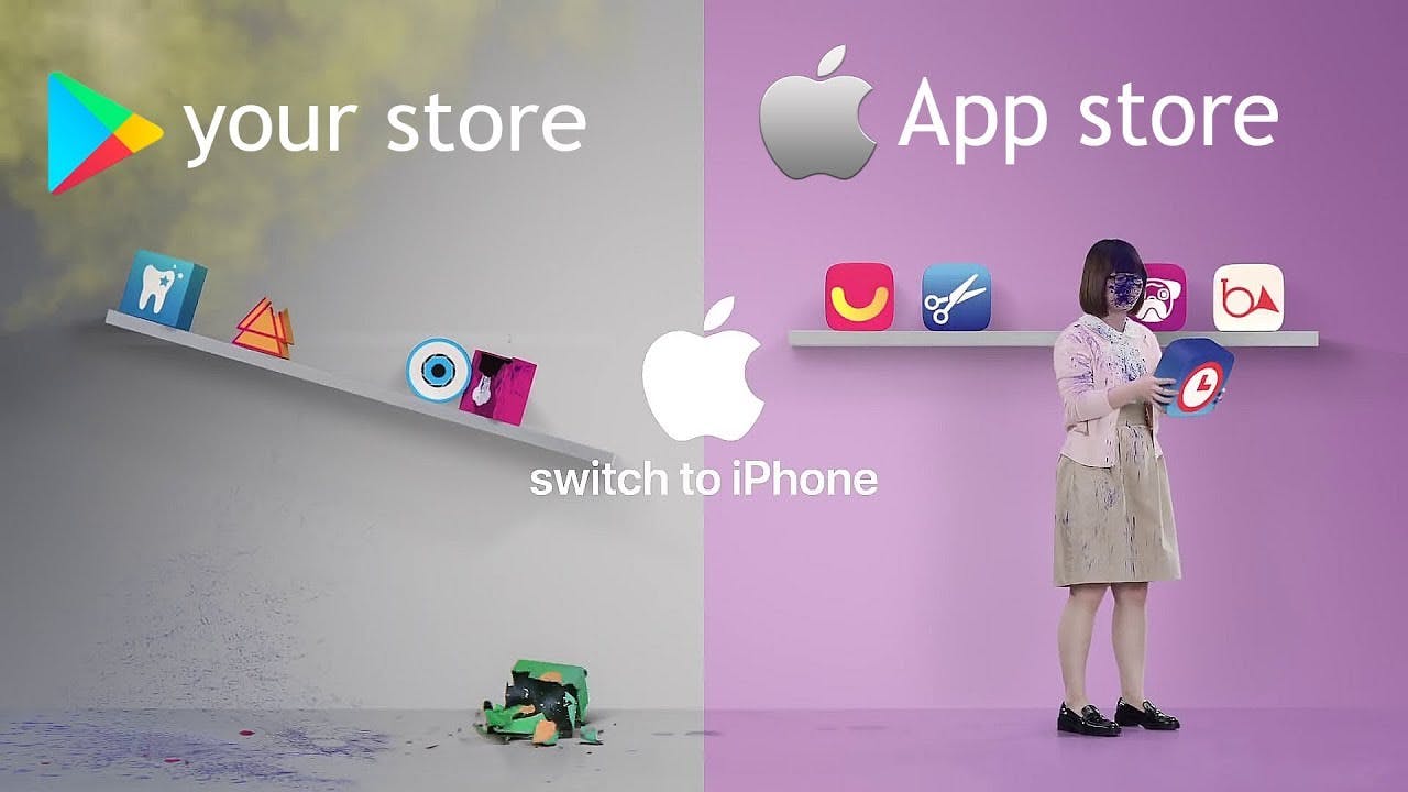 apple ad example of Apple Ad